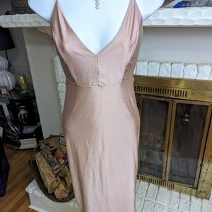 CHAMPAGNE PINK (blush) - GET IT GIRL DRESS! SIZE S